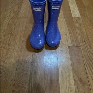 Hunter Sparkling Purple Boots